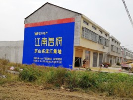府谷农村墙体广告在不同形式上面展现的不同特色