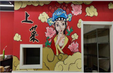 府谷墙体彩绘的发展和应用