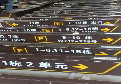 府谷广告标识中，常见的几种安装方式。