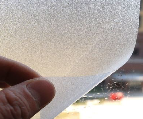 府谷玻璃门外面粘广告用什么材料好？