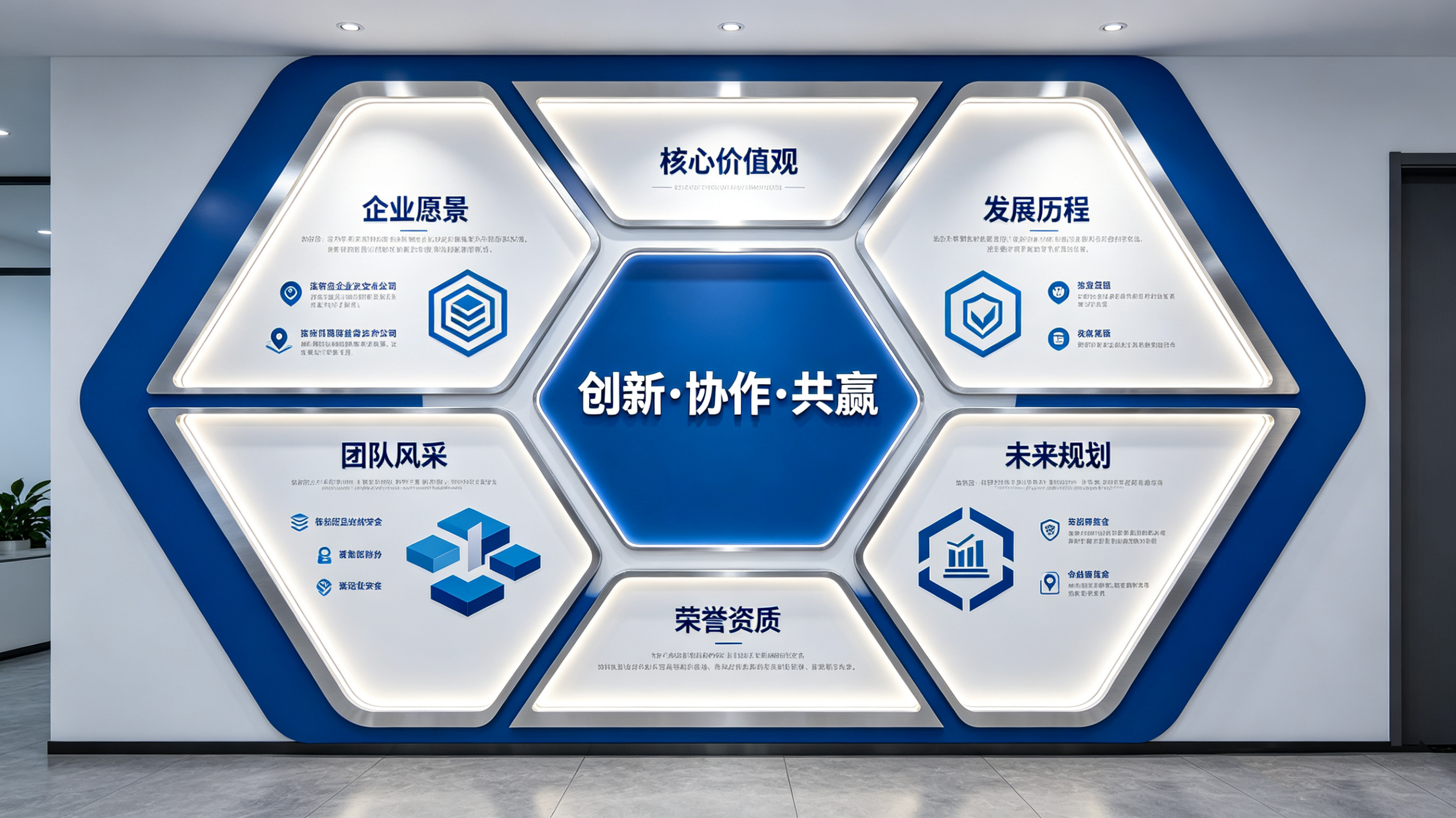 府谷企业文化墙六边形避坑指南（新手常犯5个错误）